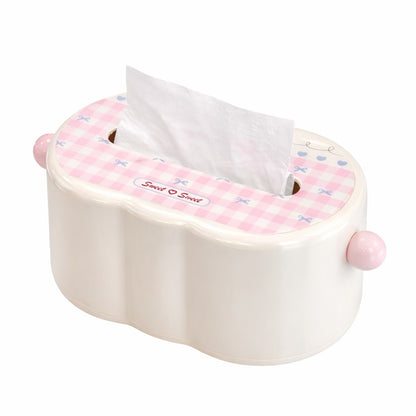 Decorative Baby Wipes & Tissue Storage Box - Sweetheart Checks