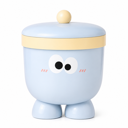 Dustbin - Blushy Buddy - Blue