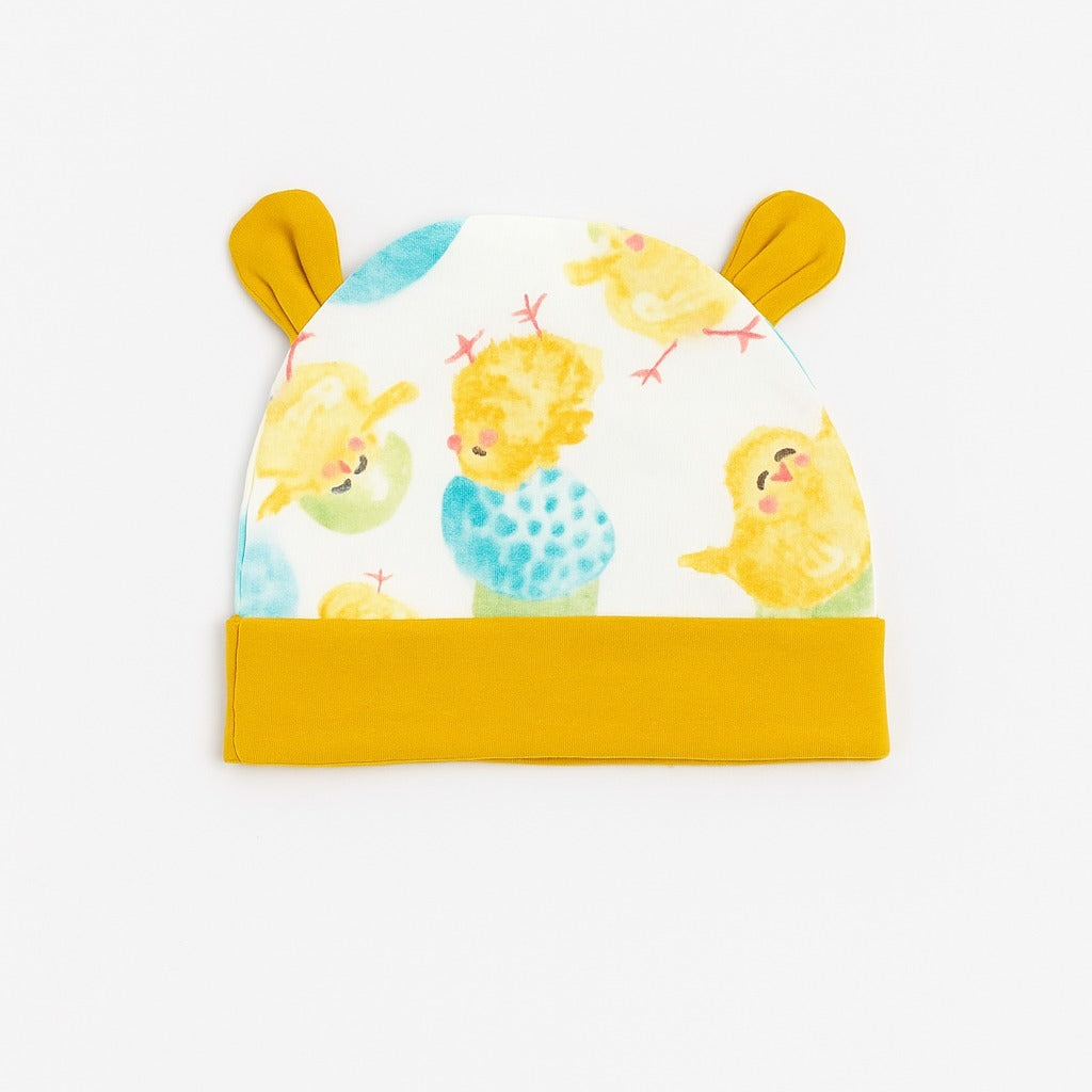 Beanie With Teddy Ears - Chirpy Chicks