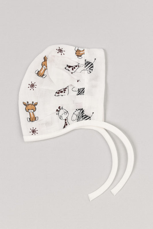 Muslin Dori Cap - Jungle Buddies